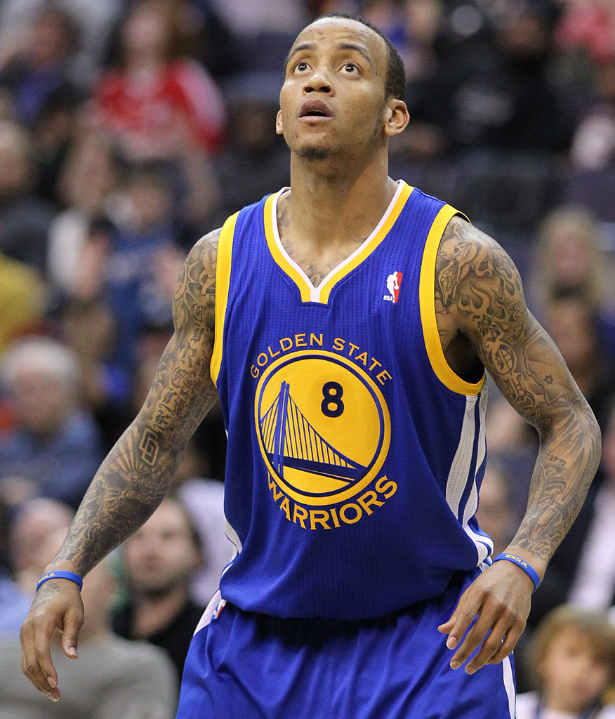 monta ellis #8 blue jerseys